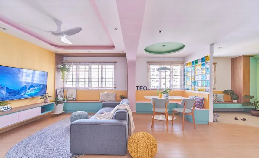 甜美活力五房式