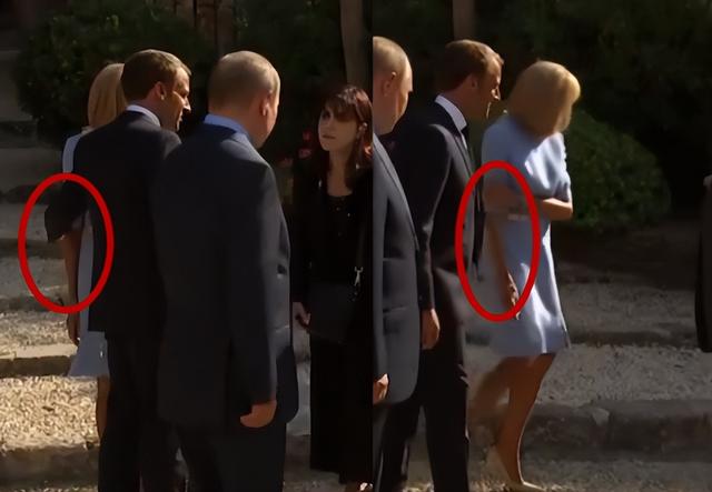 马克龙|马克龙有多深情？把69岁布丽吉特照片复原成少女，把自己P成老头！