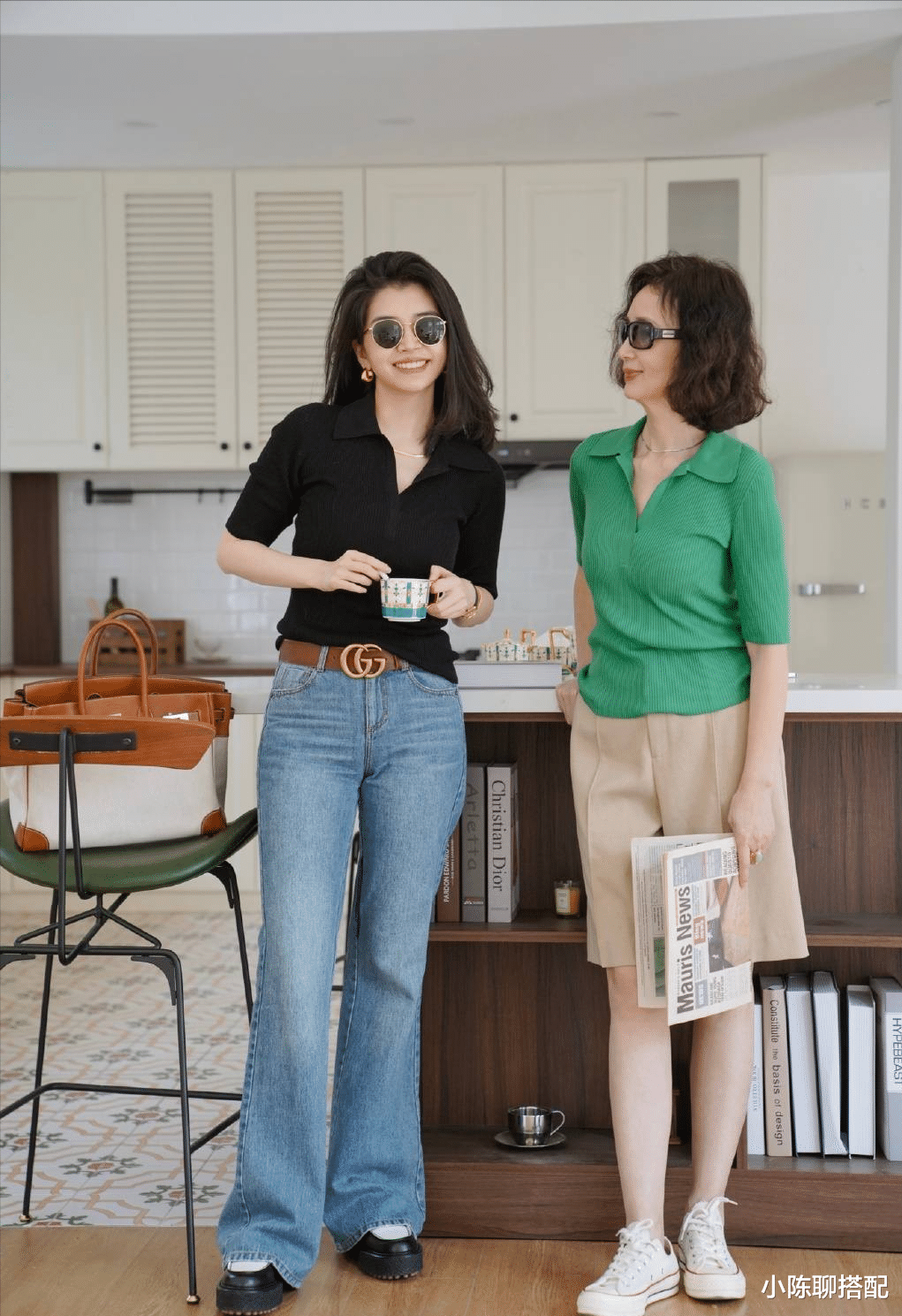 女人50岁以后穿热裤不得体，瞧这些妈妈的穿搭，优雅又清爽