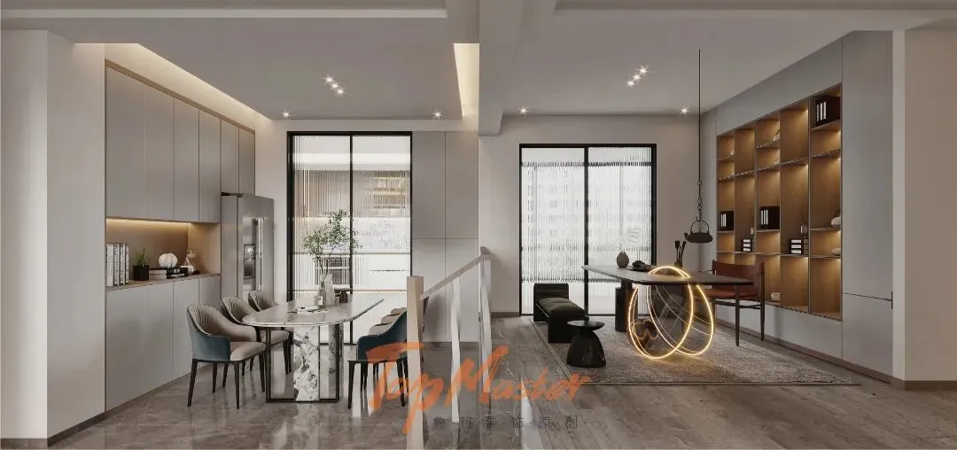【鲁班装饰】星虹湾169㎡现代简约风格,自在礼遇
