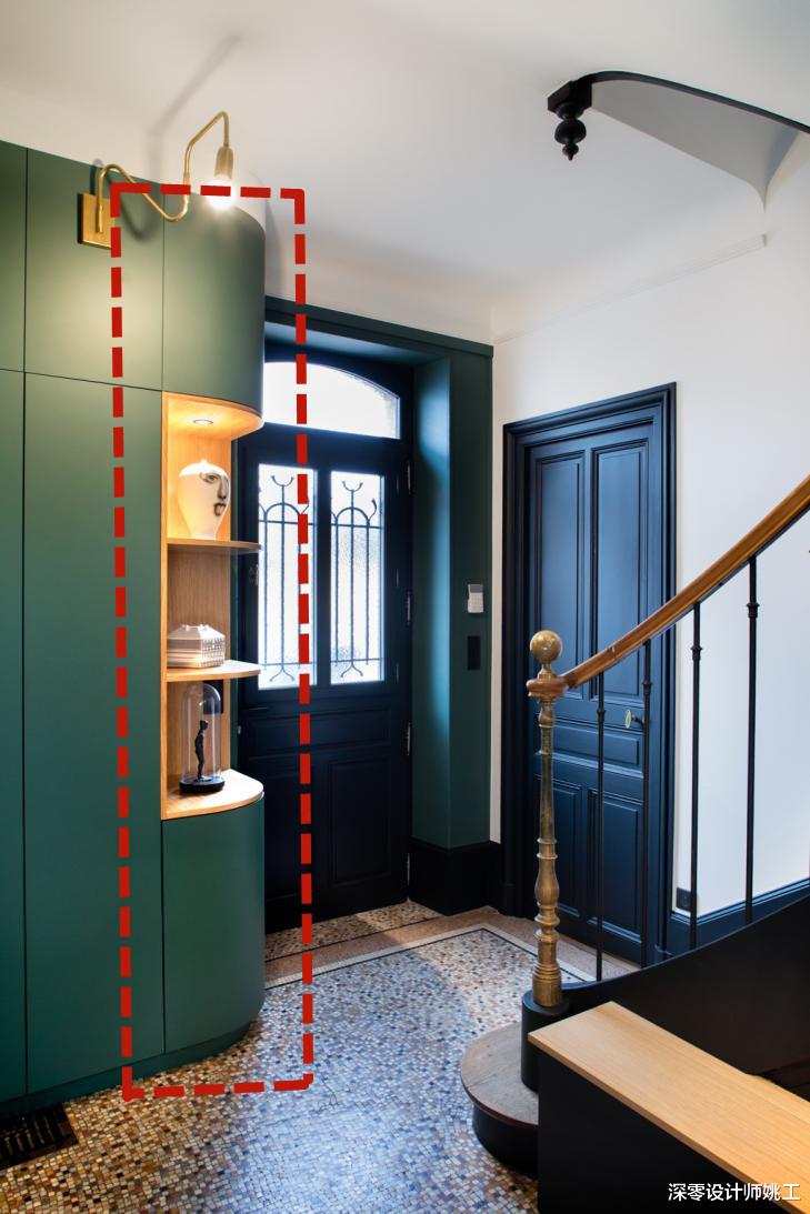 一进门就被弧形玄关转角柜美翻,花同样的钱颜值却倍增,小户型也能装