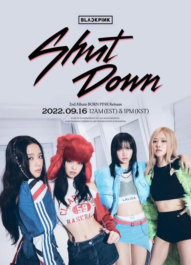 blackpink|BLACKPINK公开正规二辑主打曲海报，不错的概念，韩流网友都在夸