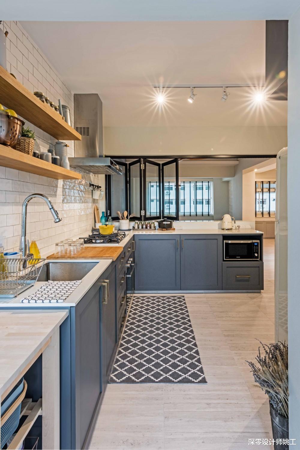 家里最好做这4个互动型家居设计，厨房墙面做室内窗，一个人做饭也不会孤独