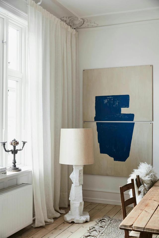 丹麦女主110㎡的家,没有空无一物,别致舒适。