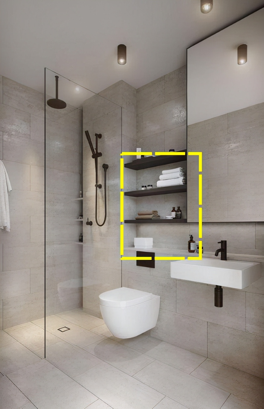 马桶后方1㎡，除了装毛巾架，还能做这3种设计！每个都很好用