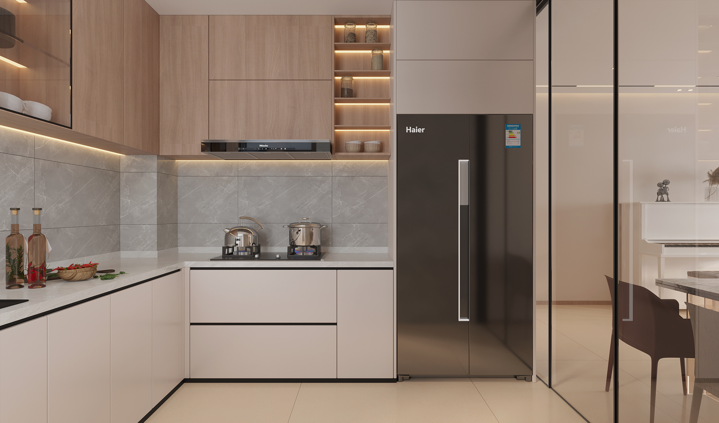 哈尔滨鸣雀装饰 110㎡现代风格,优雅高级又大气!