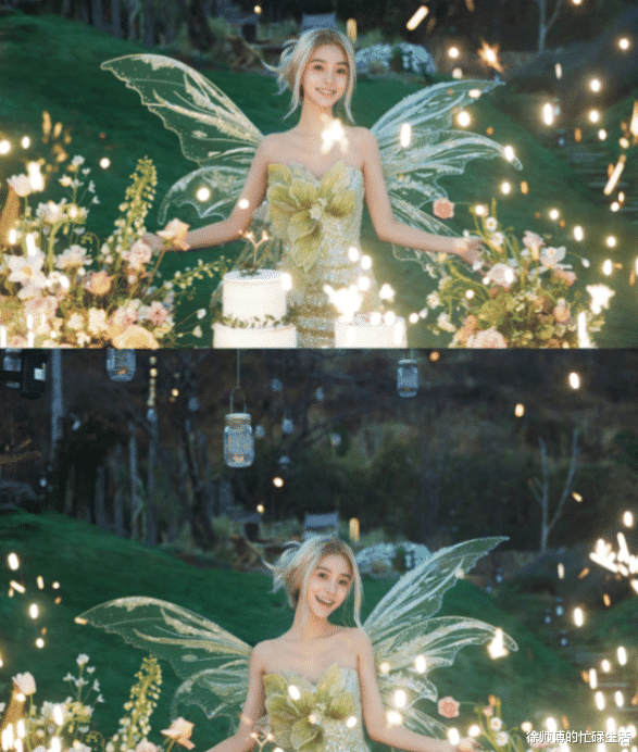 当红女星|baby庆生照被删引争议,裙子短到仅遮住大腿,现场烧火放烟花太热闹