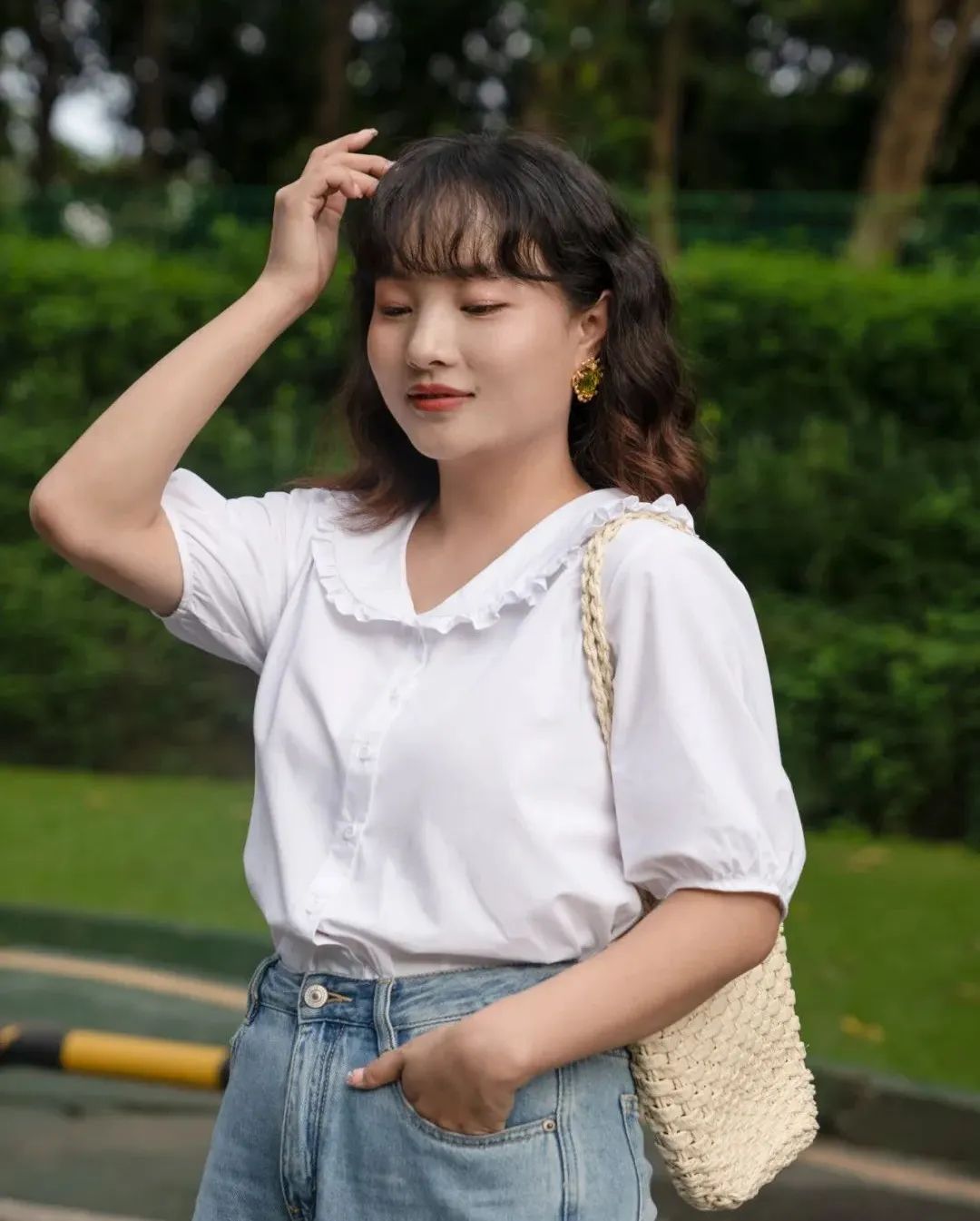 换了个超适合方圆脸的发型