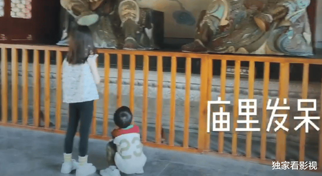 黄磊|黄磊三胎儿子露正脸，单眼皮、性格安静神似二姐，一家五口高颜值