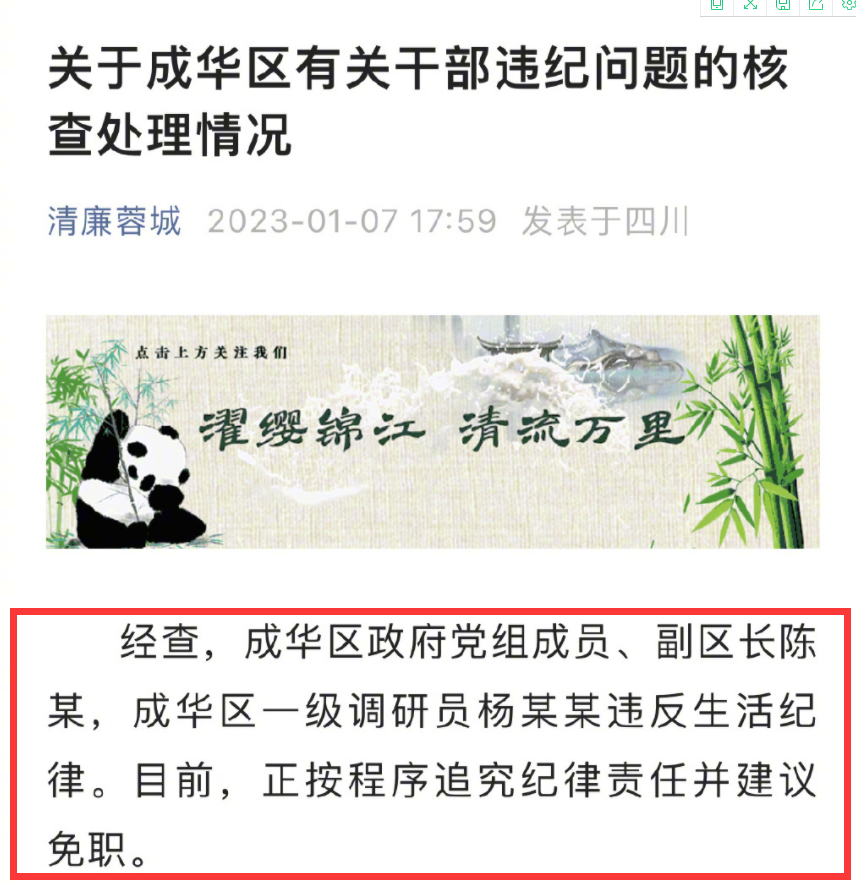 “成都副区长不雅聊天”后续,官方惜字如金,知情人披露重要细节