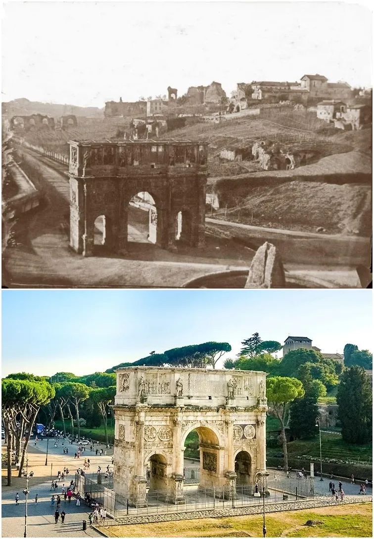 大连|一组你没见过的今昔对比照：世界著名景点100年前是什么样子？