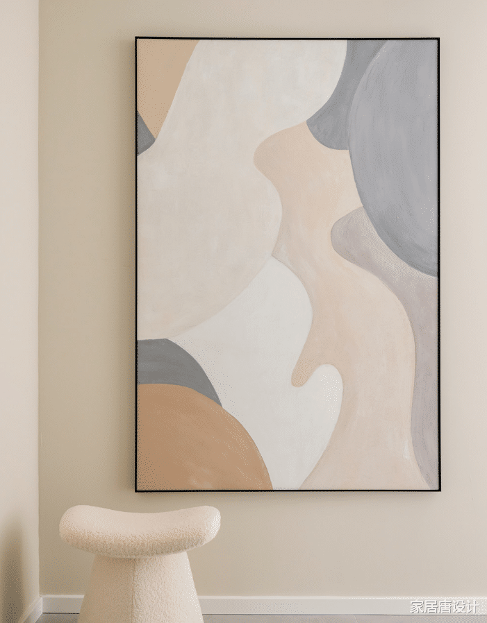 85平的独居室,素雅设计为主更显轻松,满足女主的需求