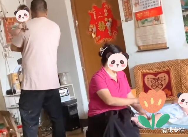 女子带娃回娘家,公婆三天两头带东西看望,一个帮带娃一个帮做饭