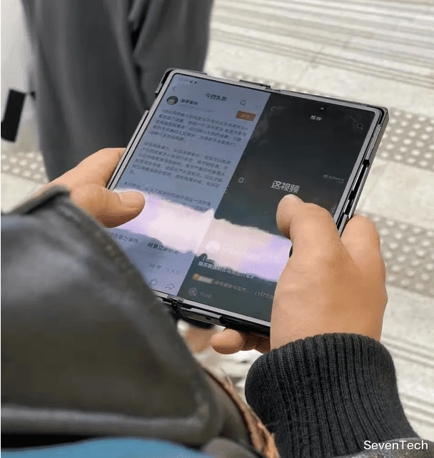 机箱|ViVo首款可折叠手机真机曝光:8英寸可折叠屏+120hz刷新率