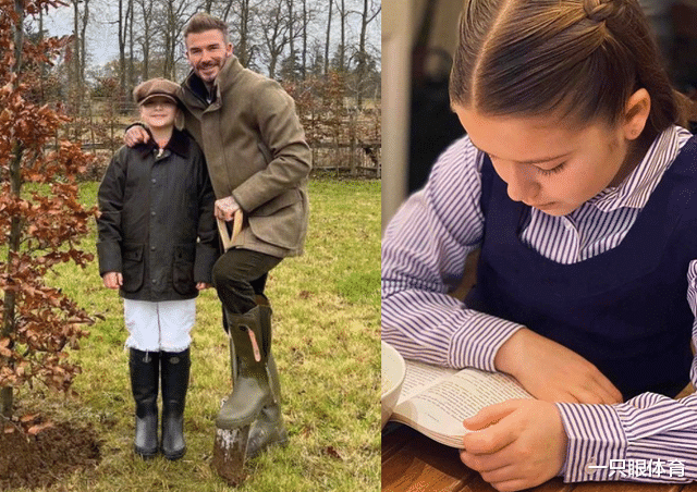 哈珀·贝克汉姆|少女活力!11岁小七豪宅花园荡秋千,一字马+下腰,笑容太甜了