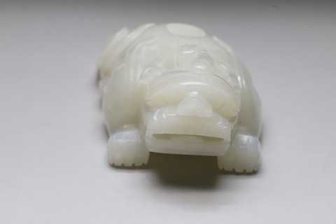 和田玉籽料|回流 舊藏和田玉籽料“ 瑞兽水盂”