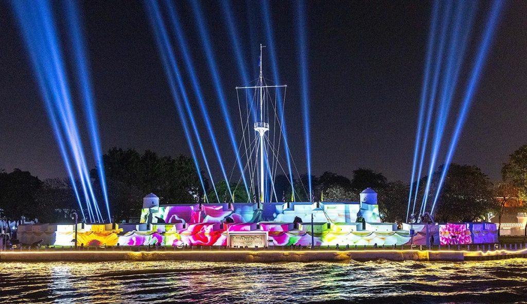 喜迎APEC！泰旅局携各方在湄南河畔6地举办大型灯光秀