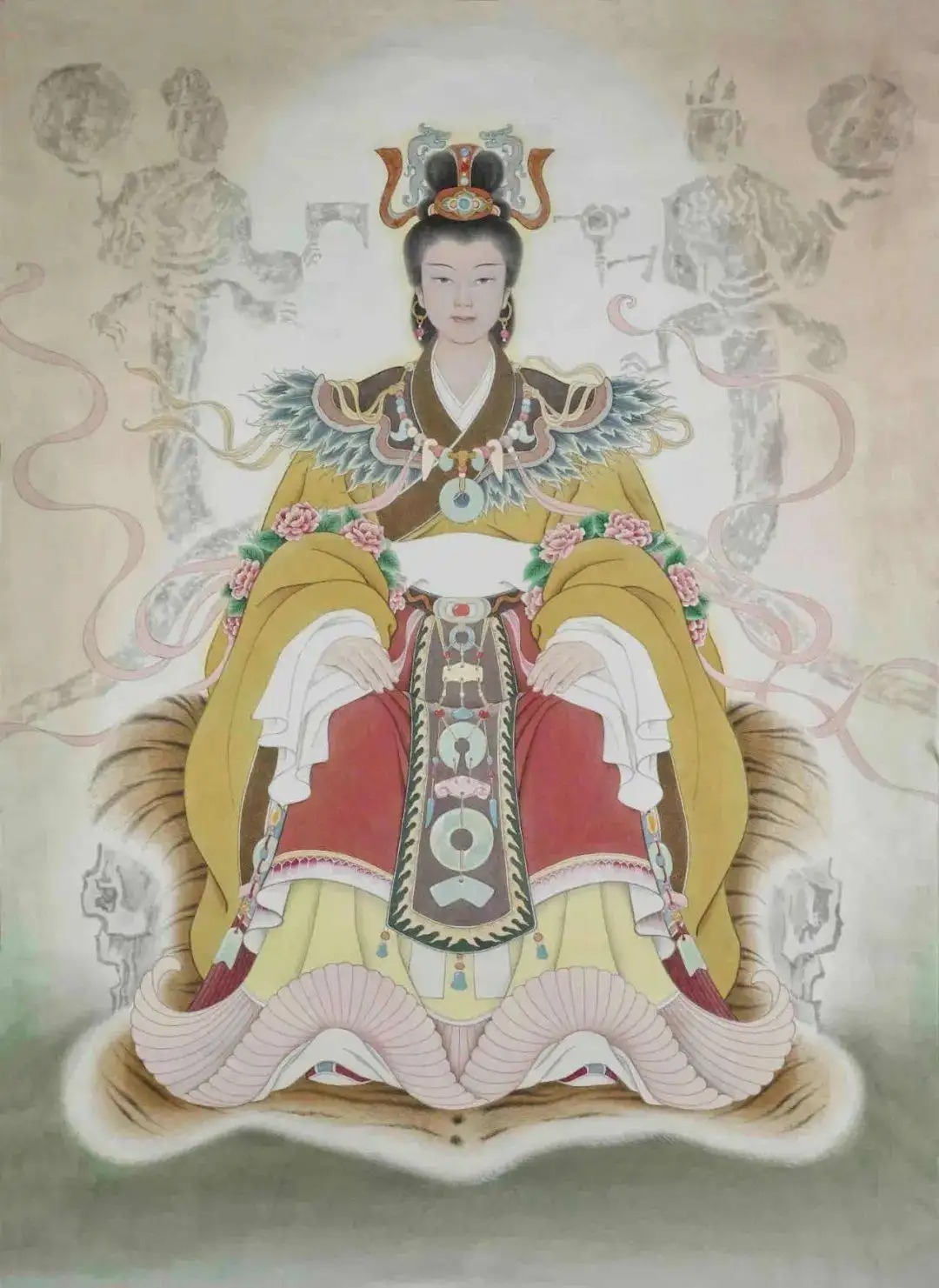 《伏羲女娲交尾图》:伏羲女娲,人身蛇尾,兄妹交媾,代表什么?