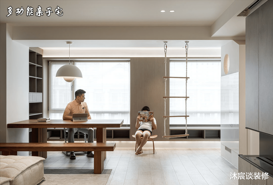 她家的改造真绝了，仅67㎡有超强收纳，双动线和亲子空间让我服气