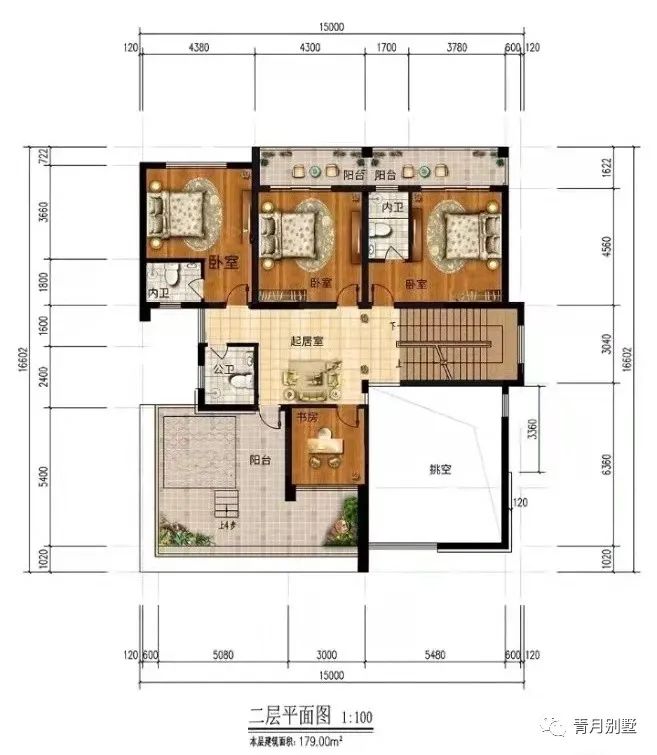 15×16.6米三层现代小别墅,极简轻奢,艺术成分很高
