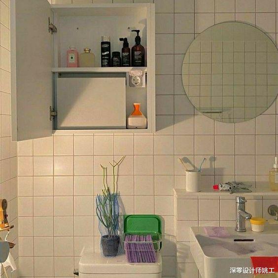 马桶和洗漱台并排放,5种方法教你解决收纳,空间越小越要做