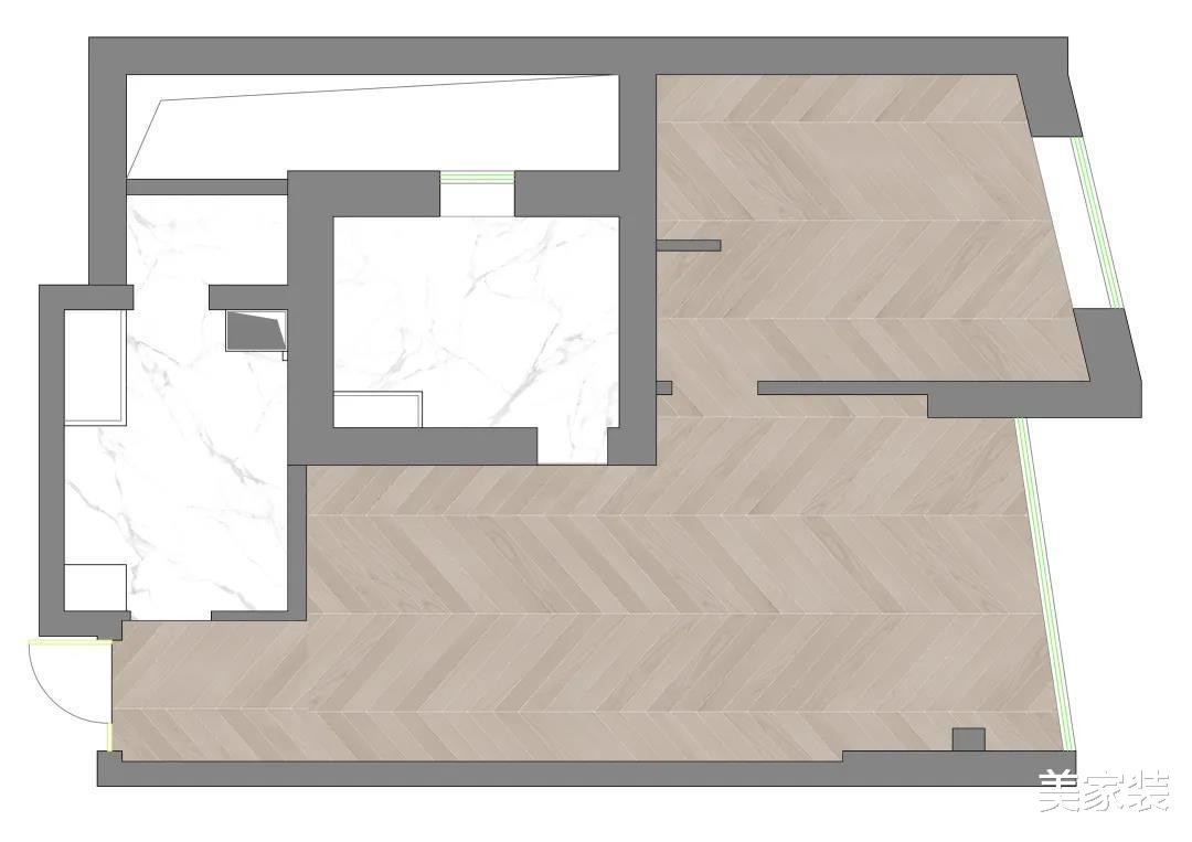 魔都自在一人居,一房改小两房,拥有独立衣帽间和私人咖啡吧