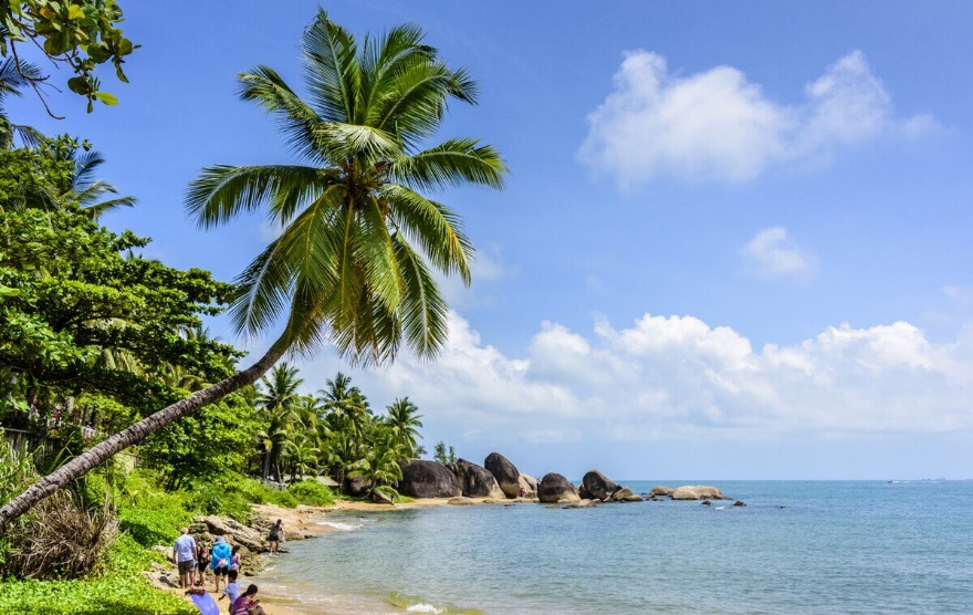 三亚|12万元一晚的酒店已订满，“阳康”们奔赴三亚，戴着口罩晒沙滩