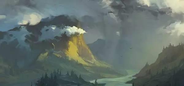 奇幻瑰丽的场景，和插画师阿尔乔姆来一场梦幻之旅