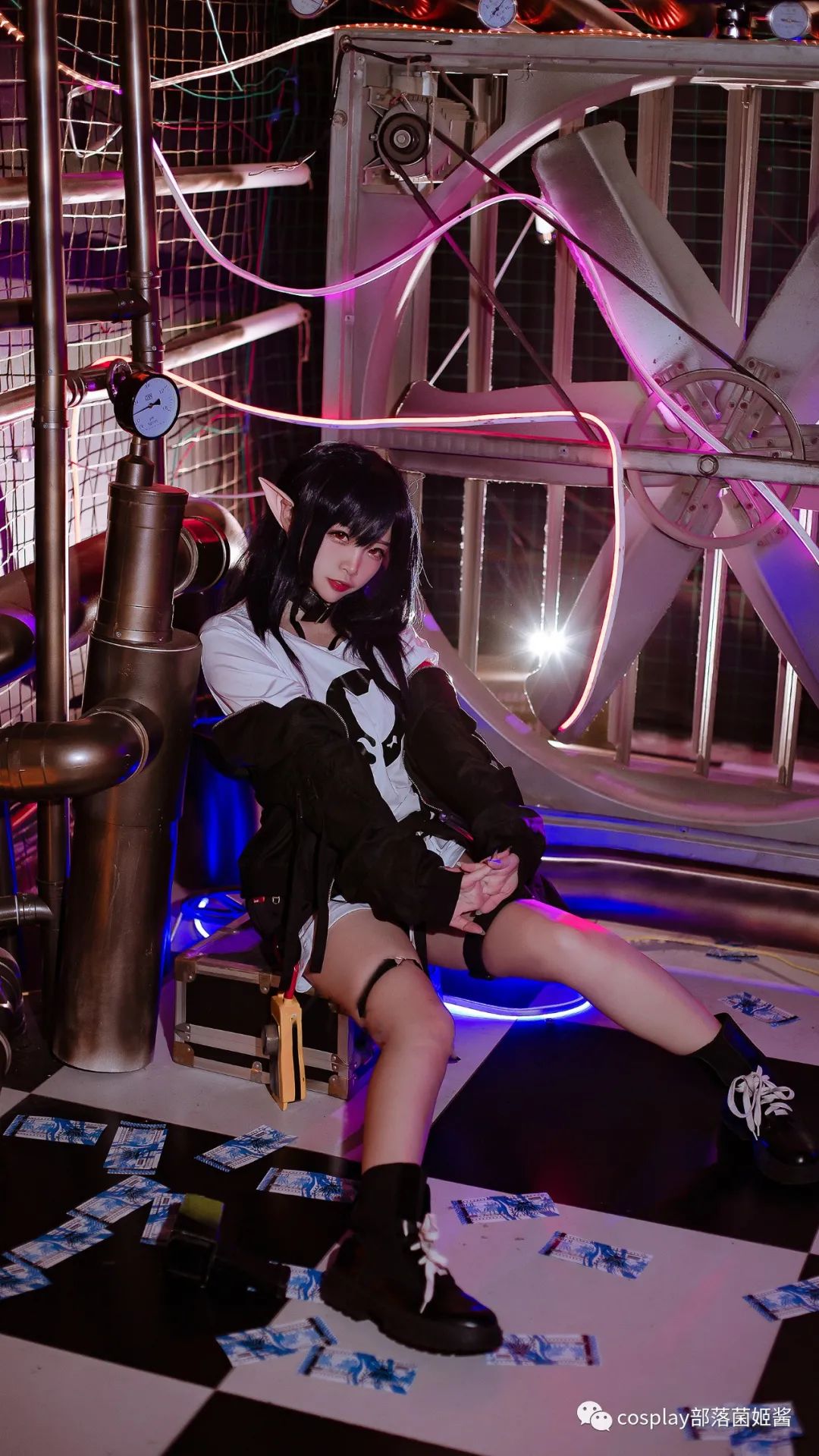 明日方舟|cos：明日方舟可露希尔#cos正片@二佐Nisa
