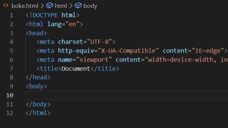 |HTML基础知识(二) 开发工具VSCode