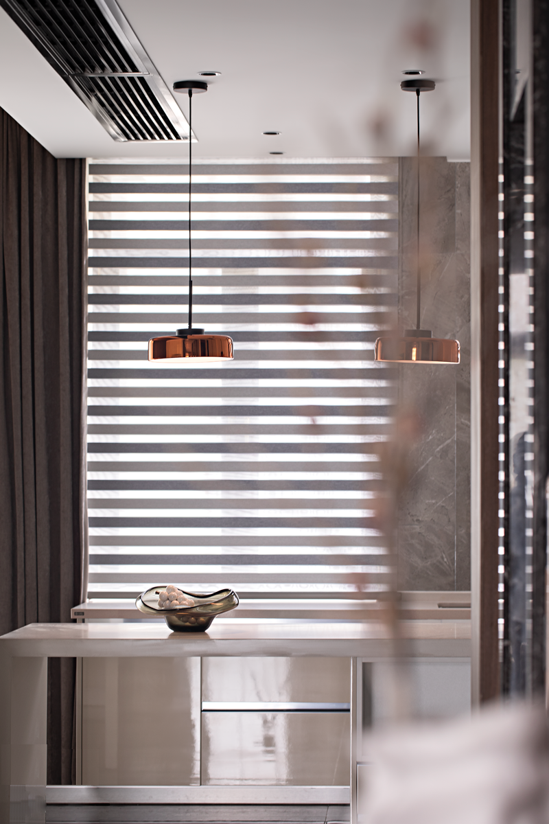 墅居意式轻奢,原始橡木的视觉冲击力