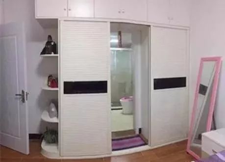 头次见有人把卫生间装在柜子里,了解完才知实用,太聪明了