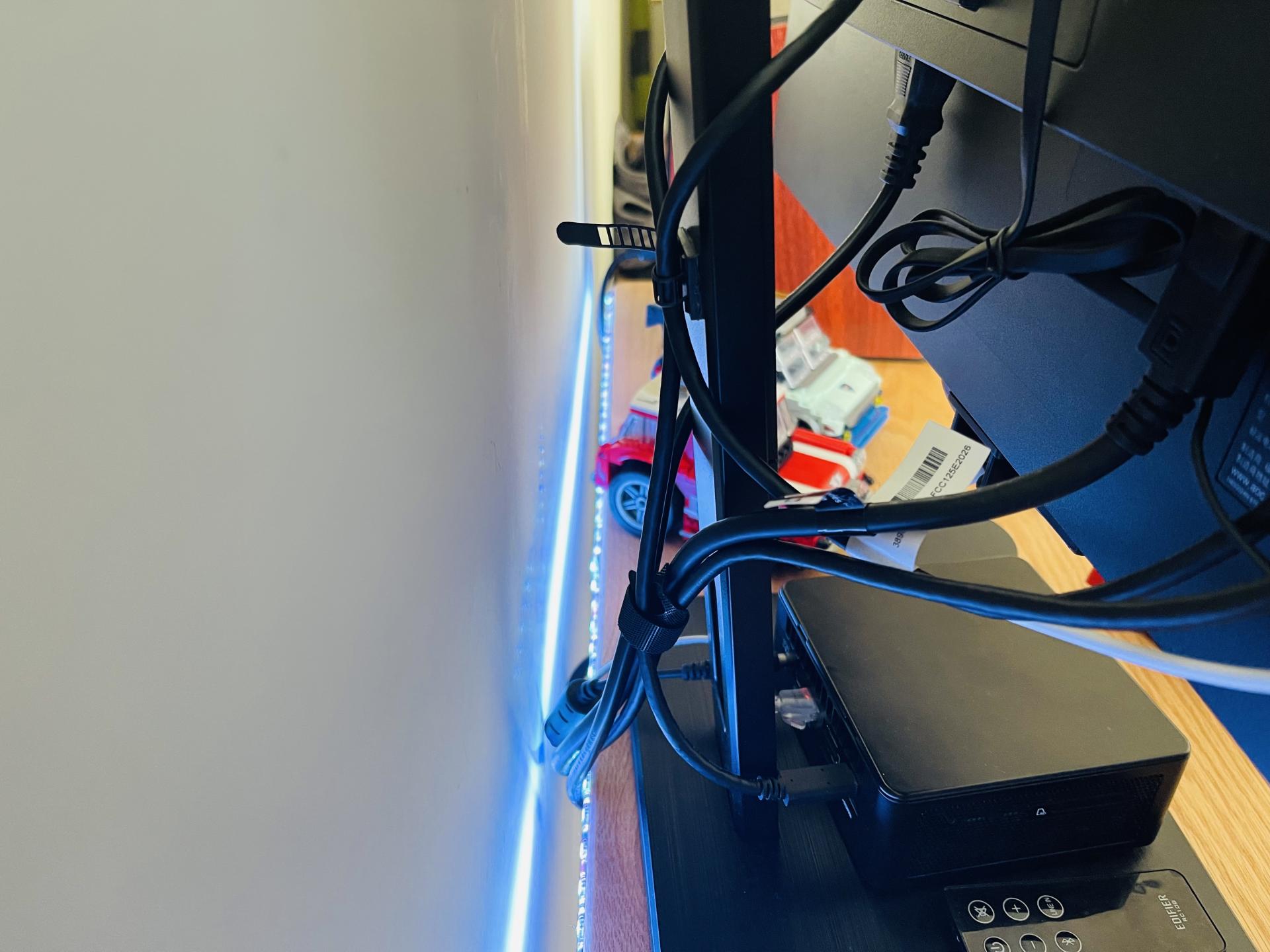 桌面改造计划一，升级实木升降桌，附桌下理线经验