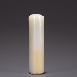 和田玉籽料|旧藏·和田玉籽料素面勒子