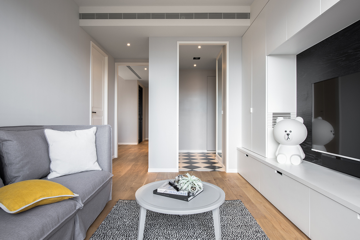 一个人过，就买套小户型！学她家这样装，简约高级灰太有感觉了