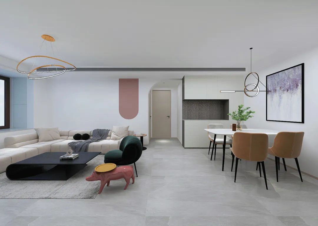 泰安121 ㎡简约风装修案例,宅家不乱,适己居住