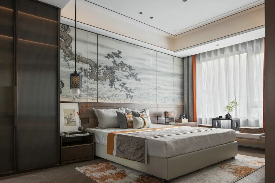 180㎡新中式丨翰墨飘香,打造舒适的美好时光!