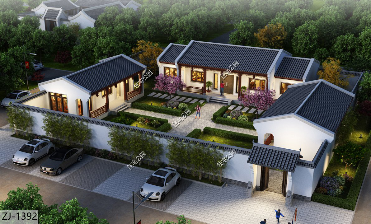 5套中式合院别墅,只花20万就能建一套?快来看看你喜欢哪一套