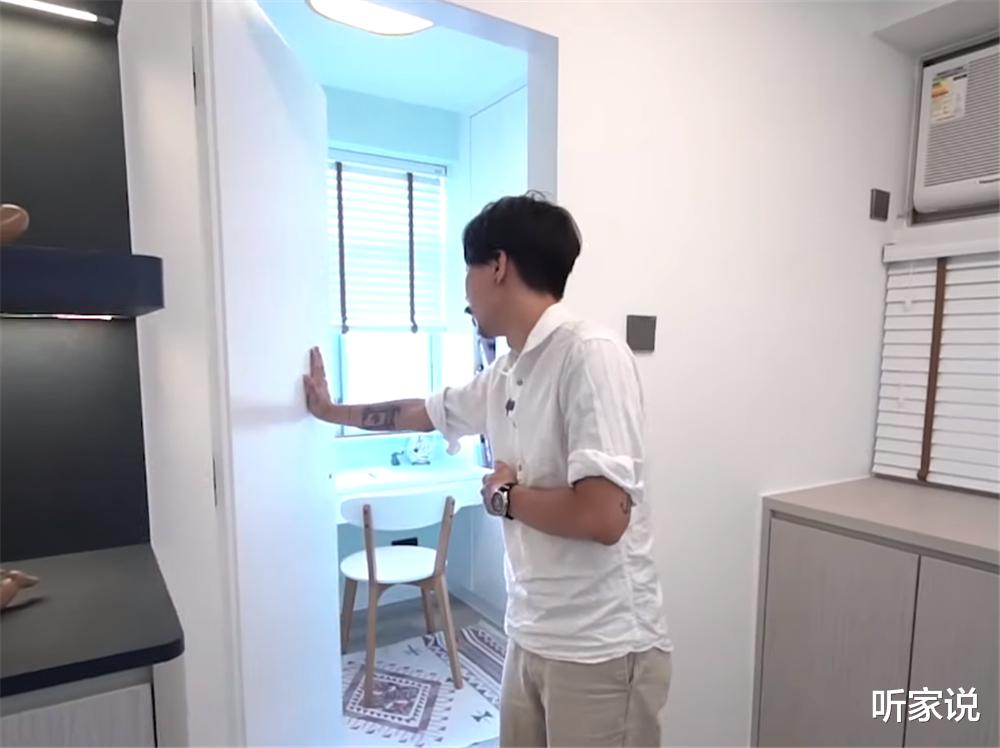 香港90后夫妻豪装28㎡婚房:“眼镜房”改房中房,半平米也不浪费