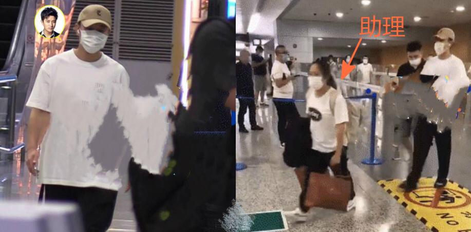 奚美娟|67岁奚美娟金鸡奖结束后抵达虹桥机场，独自推行李车是真正的艺术家