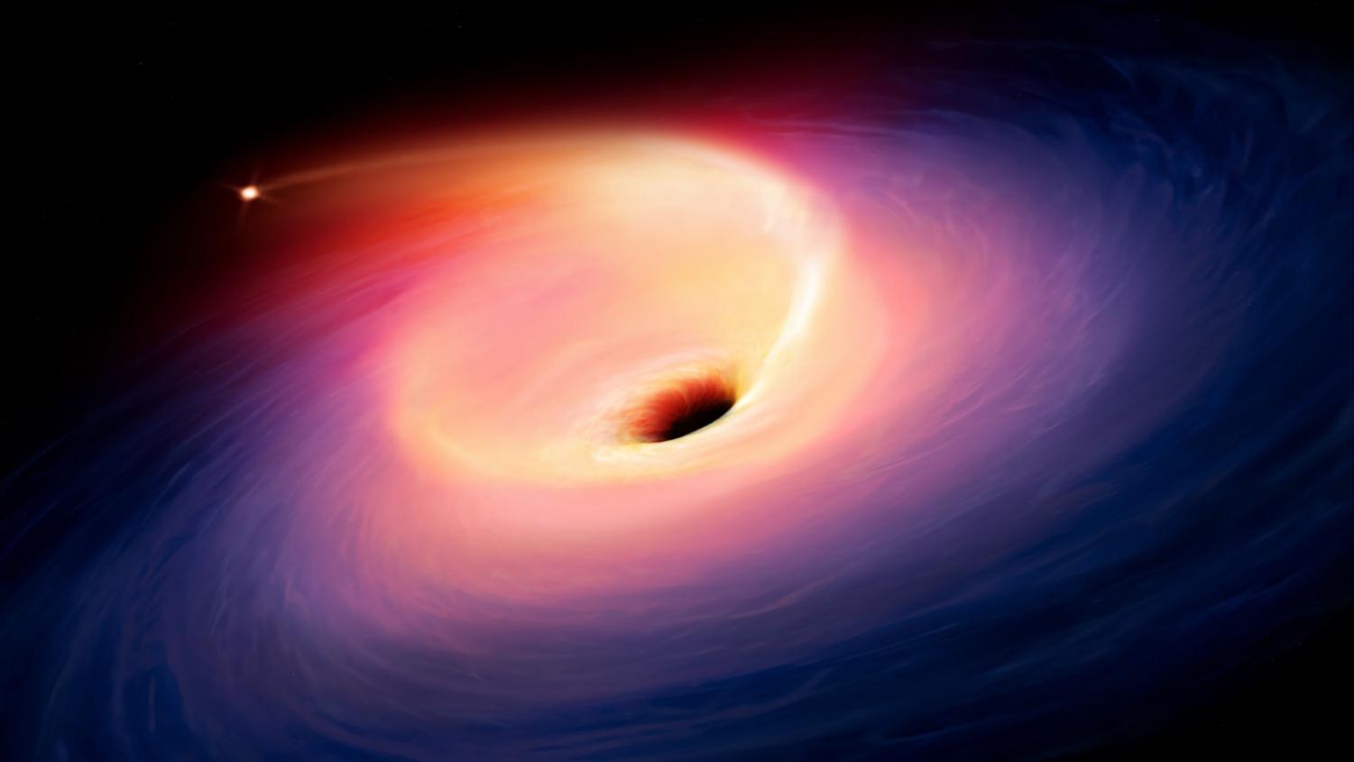 大质量恒星竟能吞噬小质量黑洞？原来牛顿理论就能解释