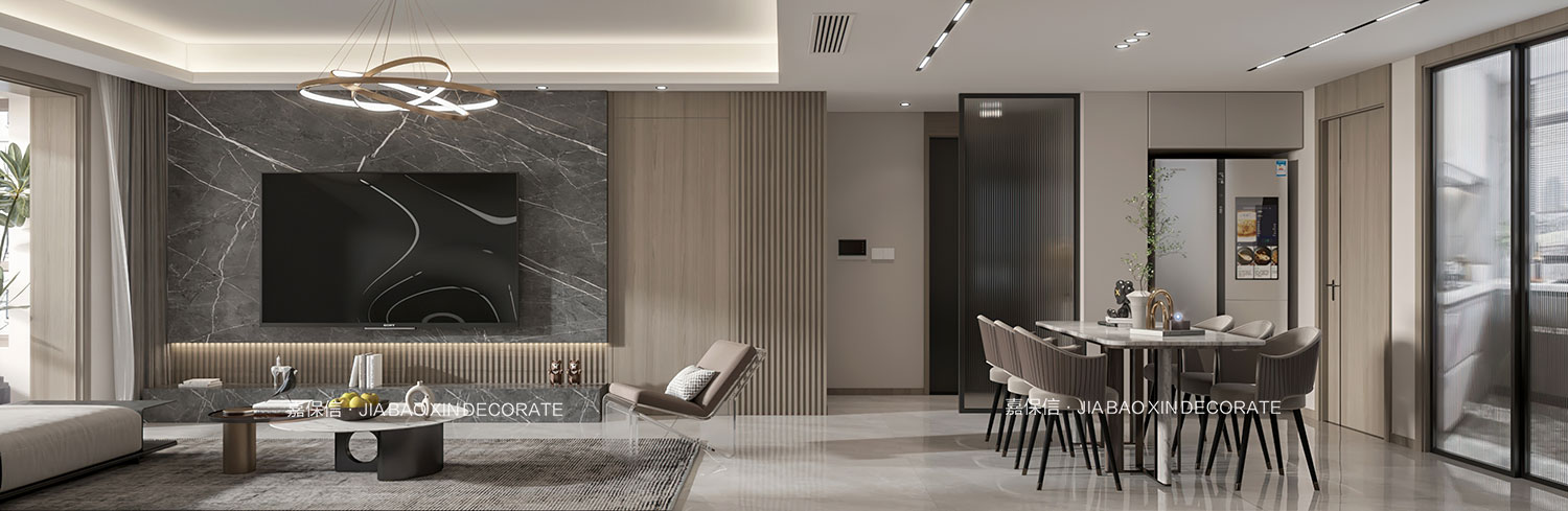 嘉保信不好?丨峰山怡景130㎡现代风装修案例