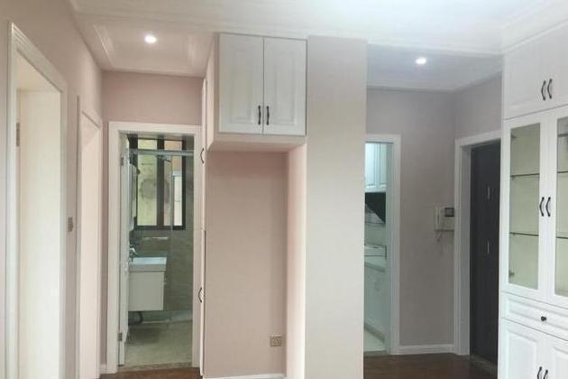 全屋粉色为主的墙面粉刷,定制收纳很精彩,硬装只花了8万