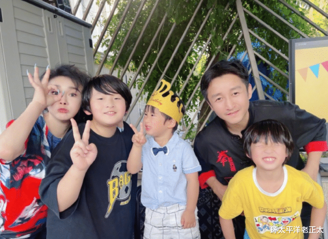冉莹颖|邹市明一家5口同框！冉莹颖淡妆抢镜，身材如少女，为3岁儿子庆生