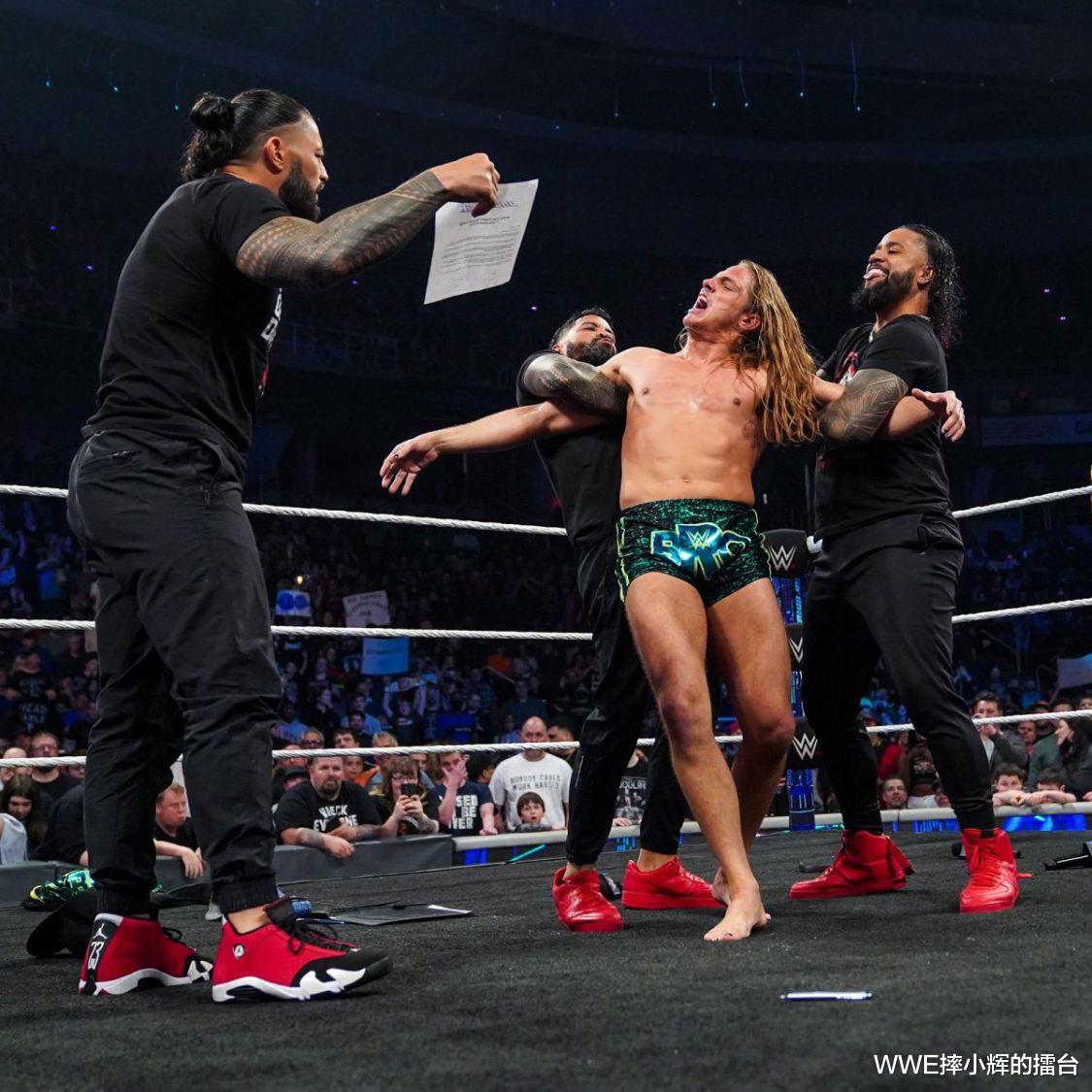 wwe|统一双打冠军比赛正式取消，德鲁加入战团，开展与罗曼的冠军战！