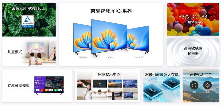 智慧屏|荣耀智慧屏X3来了，55英寸到手价1999元，值不值得选？