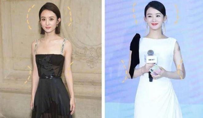生图|镜头前美艳，真人干瘪，头大肩窄，排骨胸，这11位女星反差太大