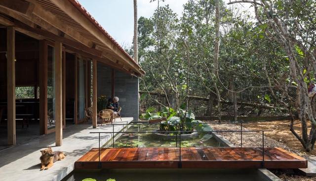 盖一层平房,四面通风,再在门口挖个莲花池,给父母养老正合心意