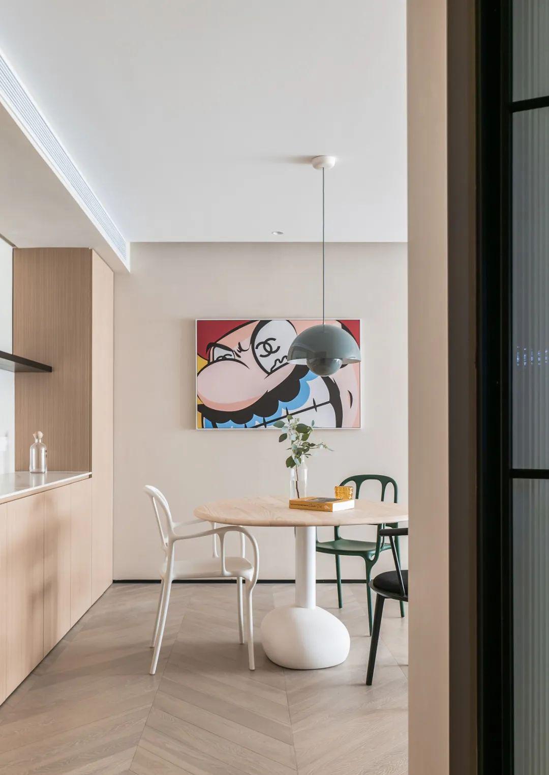 115平现代时尚混搭婚房,容下爱好的同时提供一种舒适灵活的居家