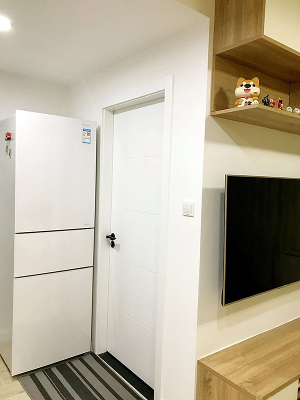 40平一室一厅毕业照！转角厨房的设计太完美了！